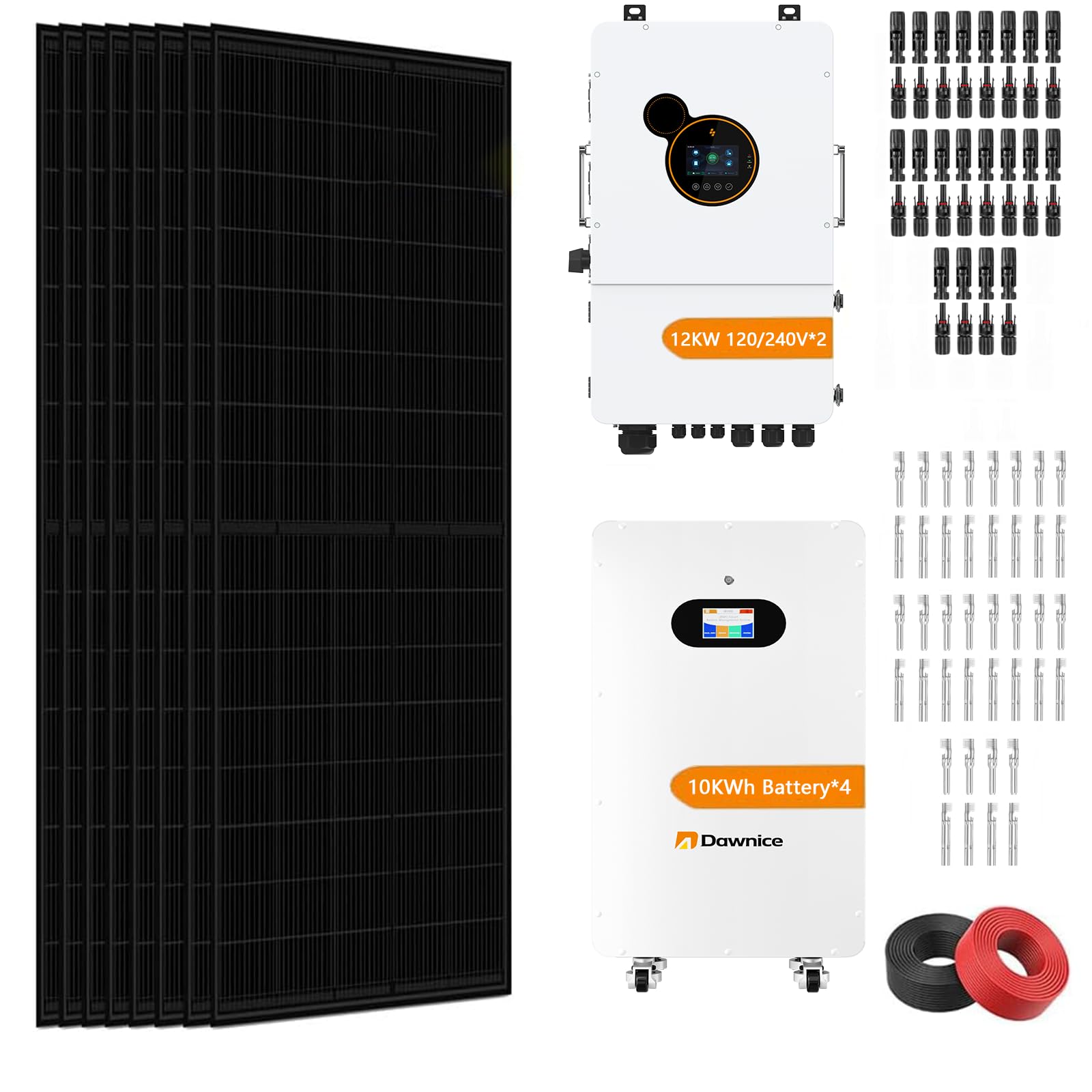Amazon.com : Dawnice 17KW Hybrid Solar Power System Kit 30x550W